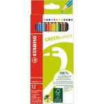 Crayons de couleur Greencolors 12 pièces STABILO