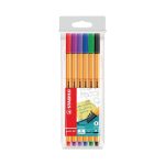 Pochette de 6 Stylo Point Fine 88 STABILO
