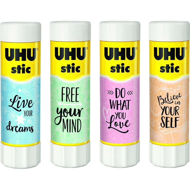 baton-de-colle-uhu-stick-pastel-edition-sans-solvant-82g Bâton de colle 8,2gr UHU Stick Pastel – Image 1