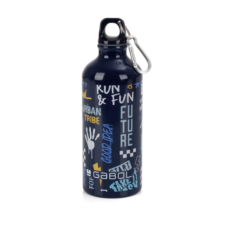 botella-de-acero-inoxidable-skull1 Bouteille d’eau inoxydable 500ML SKULL 235048#046 GABOL – Image 1