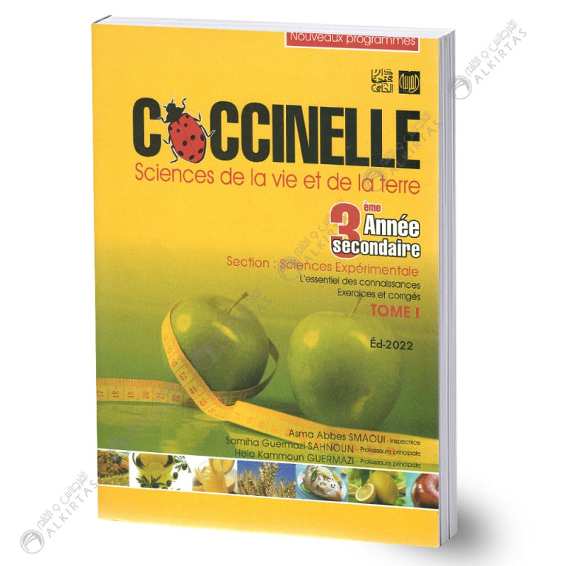 coccinelle-tome-1-3ème-secondaire-sciences-exp COCCINELLE SVT troisième année section Sciences Expérimentales Tome1 – Image 1