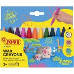 Craie à la cire de 12 Triangulaire Triwax Jumbo Easy Grip JOVI