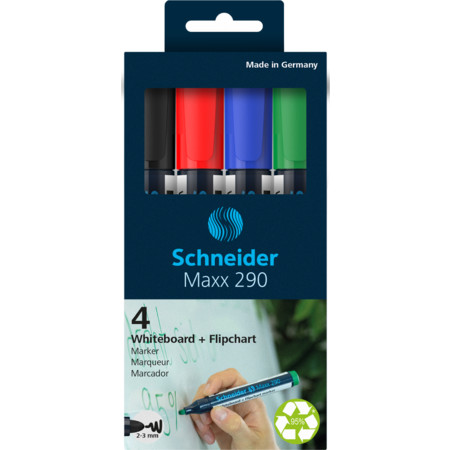 mmù Pochette de 4 marqueurs max 290 shneider – Image 1