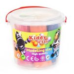 Pot de 5 Pâtes à Modeler 400 gr, Kiddy Clay