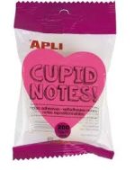 Notes adhésives coeur 70 x 70 mm - bloc de 200 feuilles couleurs vives – Image 2