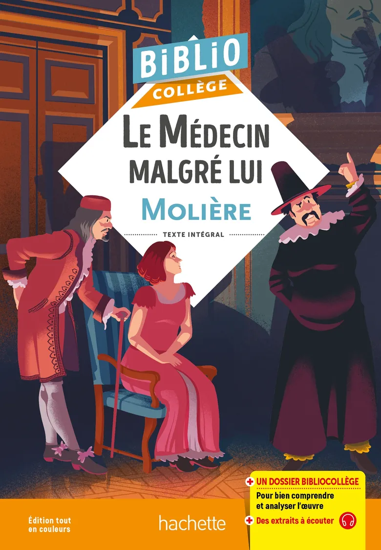 9782017167143-001-X Le Médecin malgré lui Molière Bibliocollège – Image 1