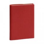 Semainier basique 2025 couverture cartonnée couleur rouge