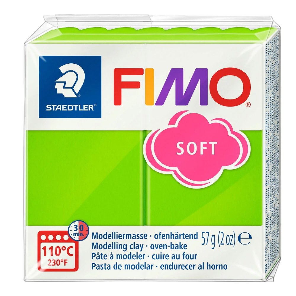 50 apple green Pâte à Modeler Soft FIMO STAEDTLER – Image 1