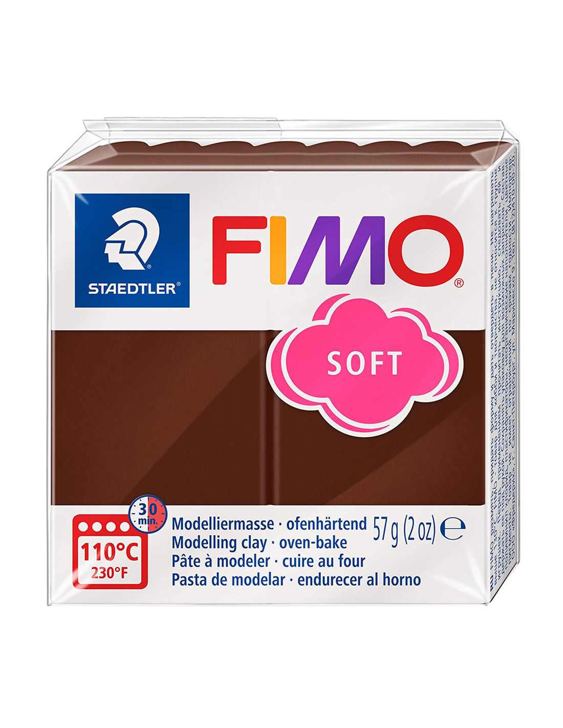 75 chocolate Pâte à Modeler Soft FIMO STAEDTLER – Image 1