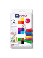 Set de 12 Couleurs Pâte à Modeler Soft Basic FIMO STAEDTLER