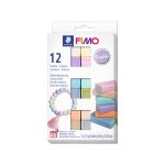 Set de 12 Couleurs Pâte à Modeler Soft Pastel FIMO STAEDTLER
