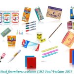 A-Pack fournitures scolaires CM2 Paul Verlaine 2025