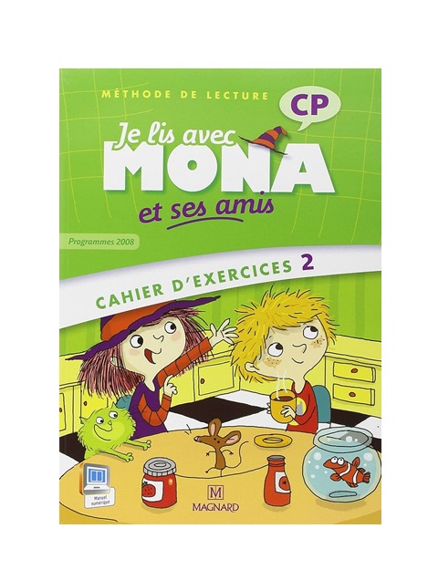 91AKw4LCJxL._AC_UF1000,1000_QL80_ Je lis avec Mona et ses amis CP (2012) - Cahier d'exercices 2 – Image 1