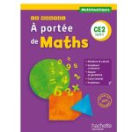 LE NOUVEL A portée de MATHS CE2 livre de l'élève Hachette (édition 2017)