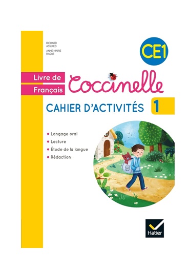 9782218988035_1_75 COCCINELLE Livre de Français CAHIER D'ACTIVITES 1 CE1 HATIER – Image 1