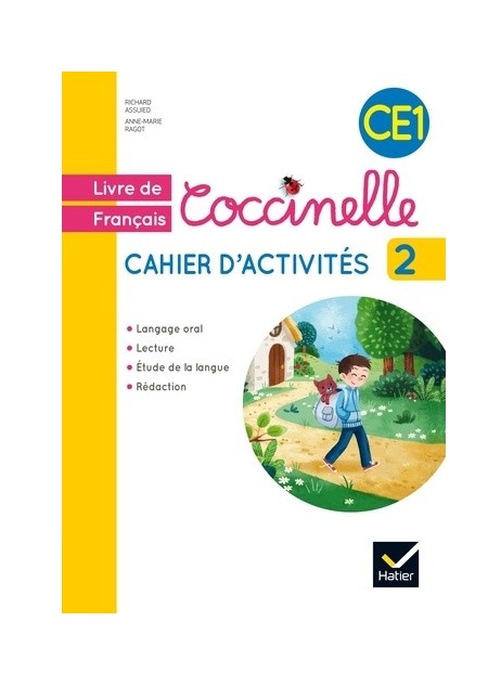 9782218988042-475×500-1_2 COCCINELLE Livre de Français CAHIER D'ACTIVITES 2 CE1 HATIER – Image 1