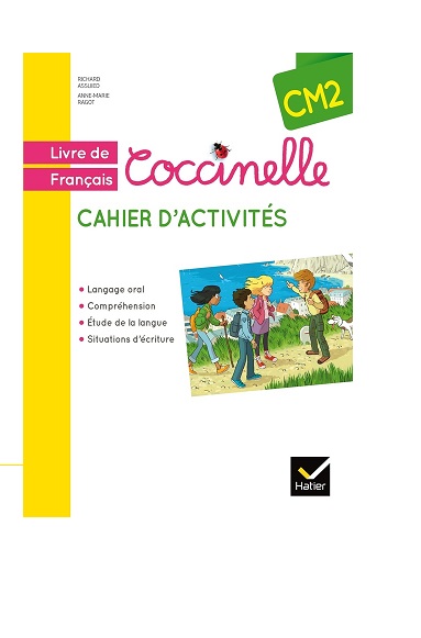 9782218993299_1_75 COCCINELLE Français CM2 Cahier d'activités HATIER (édition 2016) – Image 1