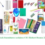 A-Pack fournitures scolaires CE1 Robert Desnos 2026-2027