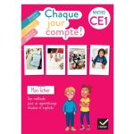 Chaque jour compte Maths CE1  Fichier de l'élève  Edition 2023 Hatier