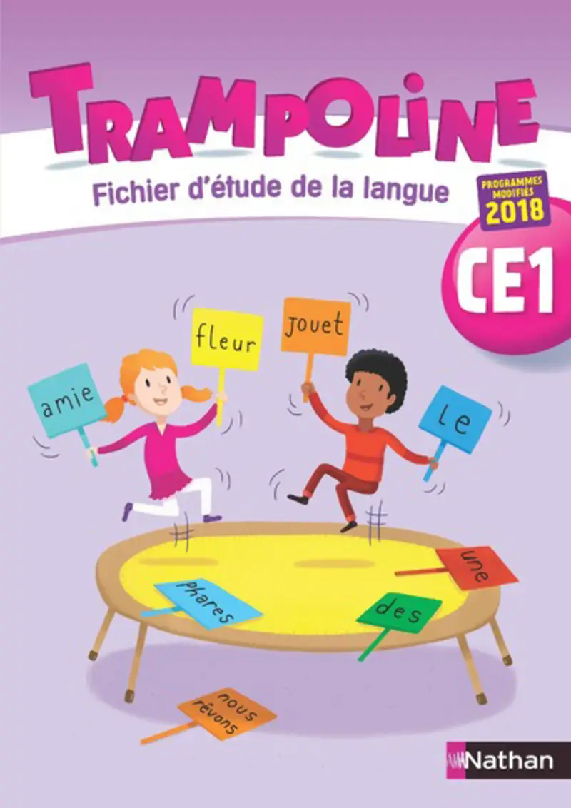 trampoline-ce1-fichier-etude-de-la-langue-9782091249254 Trampoline CE1 - Fichier étude de la langue – Image 1
