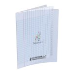 CAHIER REPERTOIRE KTE UNI 17*22  90G 96P CONQ