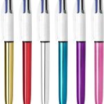 BIC 4 COULEURS SHINE - STYLO A BILLE 4 COULEUR