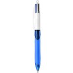 STYLO A  BILLE 4 COULEURS BIC GRIP MED BLEU