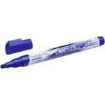 Marqueur Velleda effaçable à sec - Bleu - Pointe ogive moyenne - Bic