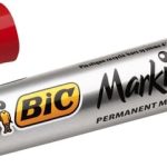 MARQUEUR PERMANENT 2000 ROUGE  OGIVE BIC
