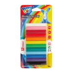 PATE A MODLER DE 12 COULEURS POPPY CLAY 165GR