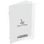 CAHIER DE DESSIN KTE UNI 17*22,90GR 32P CONQ
