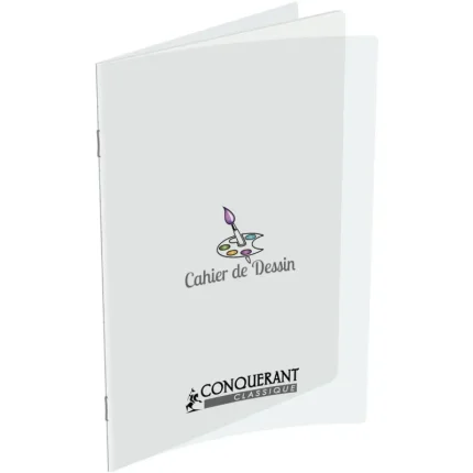 CAHIER DE DESSIN KTE UNI 17*22,90GR 32P CONQ