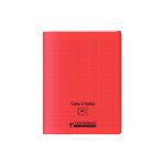 CAHIER A RABAT KTE 24*32 96P ROUGE  CONQUERAN