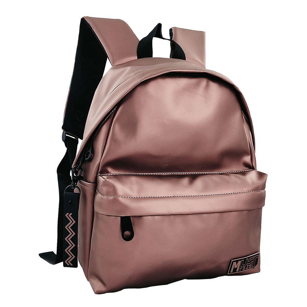 022629 .jpg Sac à dos Must Team Mini Matt Bronze – Accessoire sophistiqué et compact – Image 1