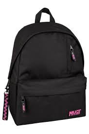 022638 .jpg Sac à dos Must Team Noir – Cartable sobre avec détails roses – Image 1