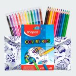 TROUSSE TISSU A COLORIER 12FEUTRES  REF984729
