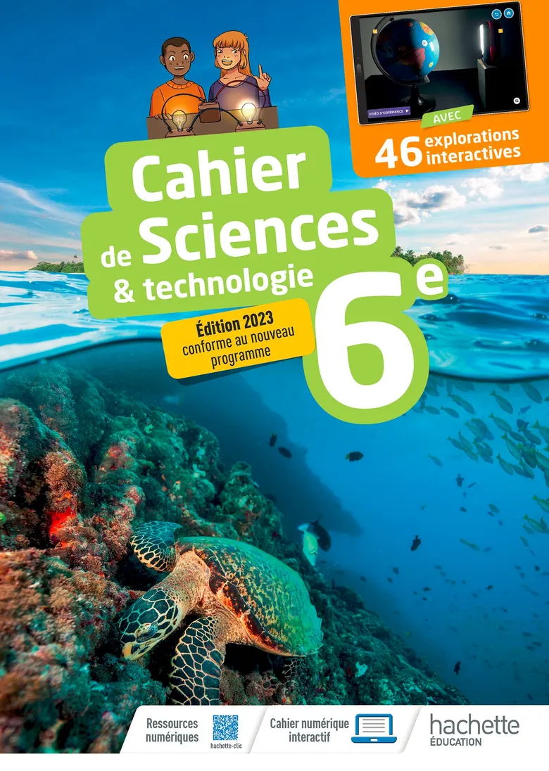 9782017875383-001-X Cahier Sciences & technologies 6e - Ed. 2023 – Image 1