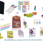A-Pack fournitures scolaires GS ISC EL Menzah 2026