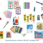 Pack fournitures scolaires MS ISC Carthage 2026-2027