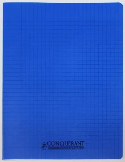 Cahier Piqûre CONQUERANT 21×29.7 96Pages 90Gr – Bleu
