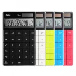 CALCULATRICE 12 DIGITS DELI  ASSORTIS REF1589