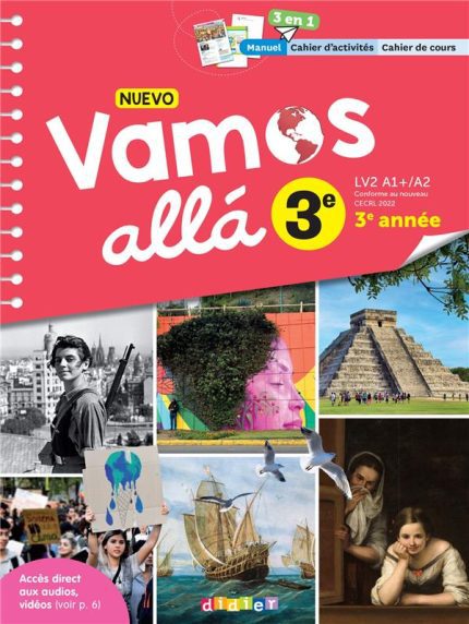 NUEVO Vamos allá 3e - Ediction  2024 - Manuel-cahier élève