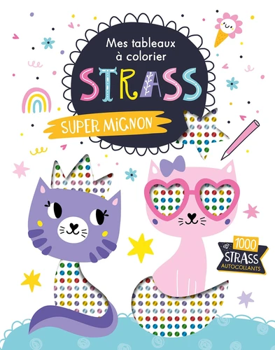 023141.jpg MES TABLEAUX A COLORIER STRASS SUPER MIGNON – Image 1