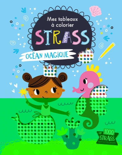 023147.jpg MES TABLEAUX A COLORIER STRASS - OCEAN MAGIQU – Image 1