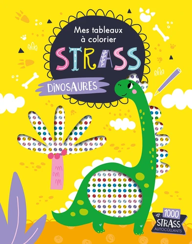 023148.jpg MES TABLEAUX A COLORIER STRASS - DINOSAURES – Image 1