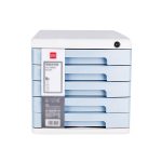 BLOC 5 TIROIRS AVEC FER BLEU DELI E9779