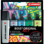 POCHETTE DE 5 FLUO STABIL BOSS ARTY 70/5-02-2