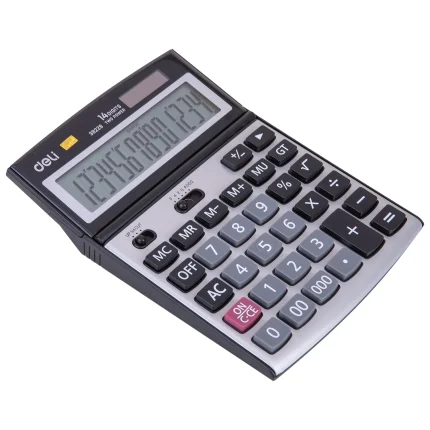 CALCULATRICE 14 DIGITS DELI COREMETAL E39229