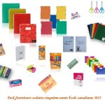 A-Pack fournitures scolaires cinquième année Ecole canadienne 2025