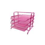Bac a Courrier Métal Rose
